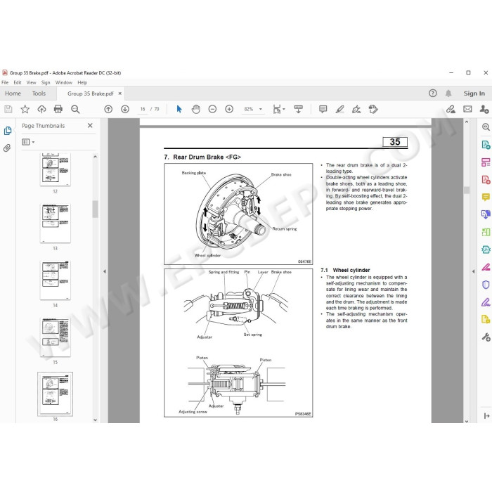 Mitsubishi Fuso Canter FE FG 2010 - 2011 service manual