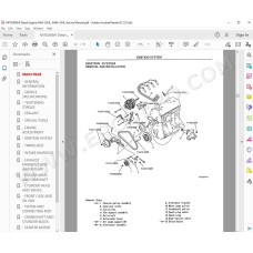 Mitsubishi Diesel Engines workshop service manual