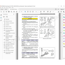 Mitsubishi Diesel Engines workshop service manual