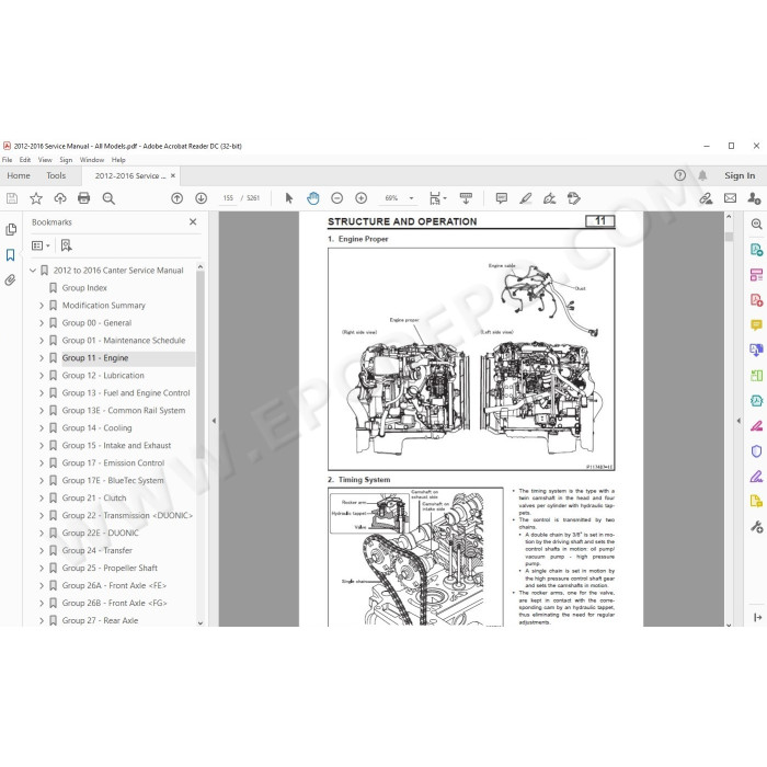 Mitsubishi Fuso Canter FE FG 2012 - 2016 service manual