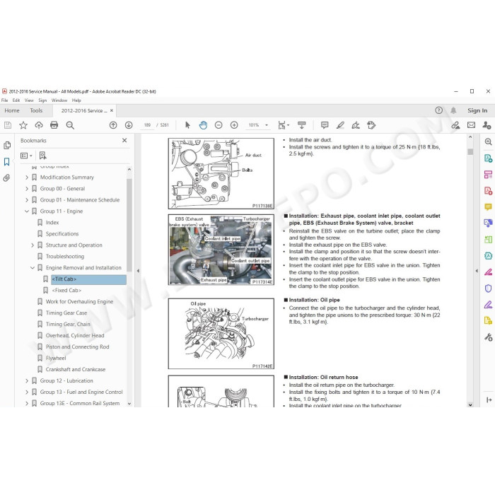 Mitsubishi Fuso Canter FE FG 2012 - 2016 service manual