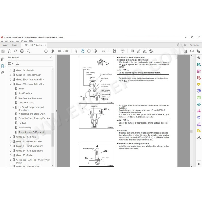 Mitsubishi Fuso Canter FE FG 2012 - 2016 service manual