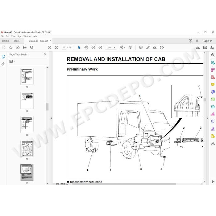 Mitsubishi Fuso FK FM 1996 - 2001 service manual