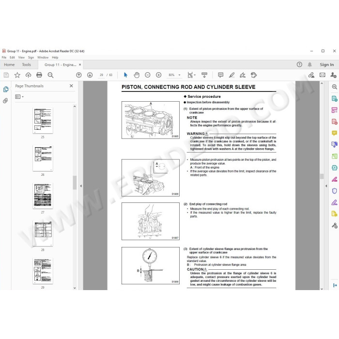 Mitsubishi Fuso FK FM 1996 - 2001 service manual