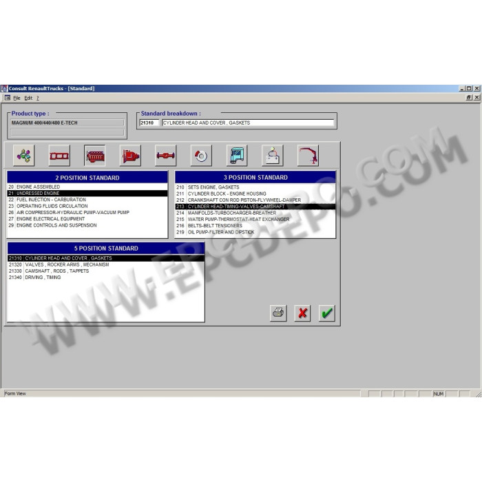 RENAULT TRUCK CONSULT EPC PARTS CATALOG 2017