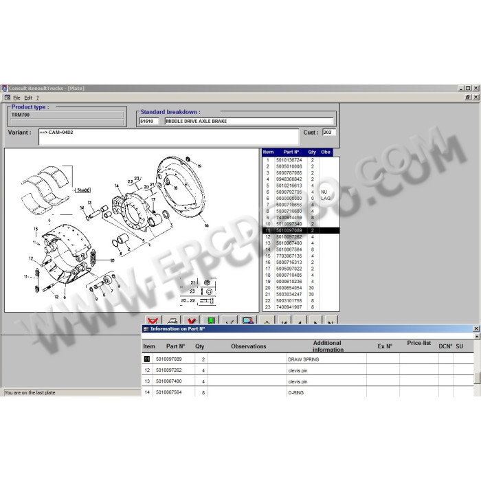 RENAULT TRUCK CONSULT EPC PARTS CATALOG 2017