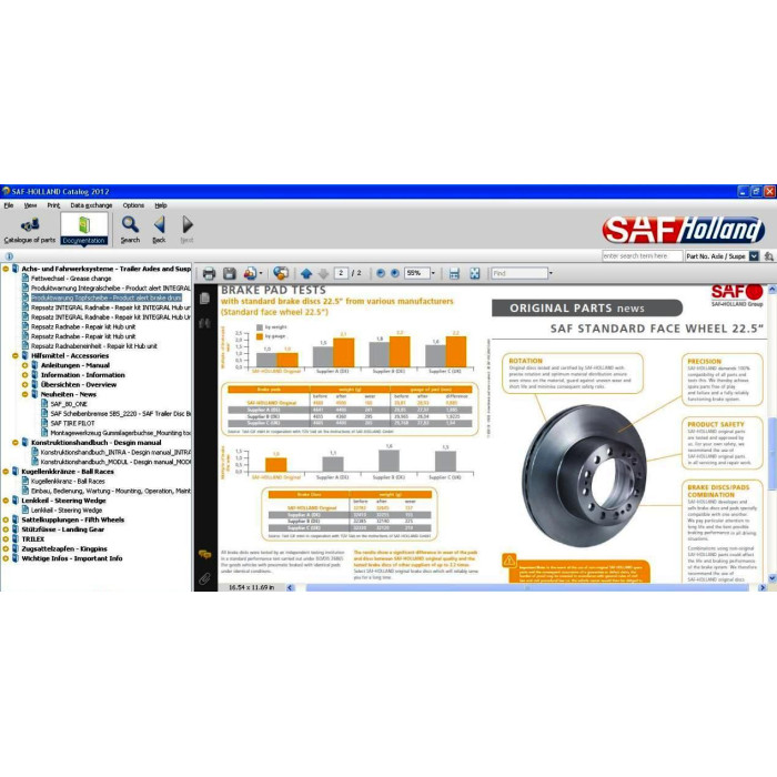 SAF-HOLLAND EPC SPARE PARTS CATALOG 2012
