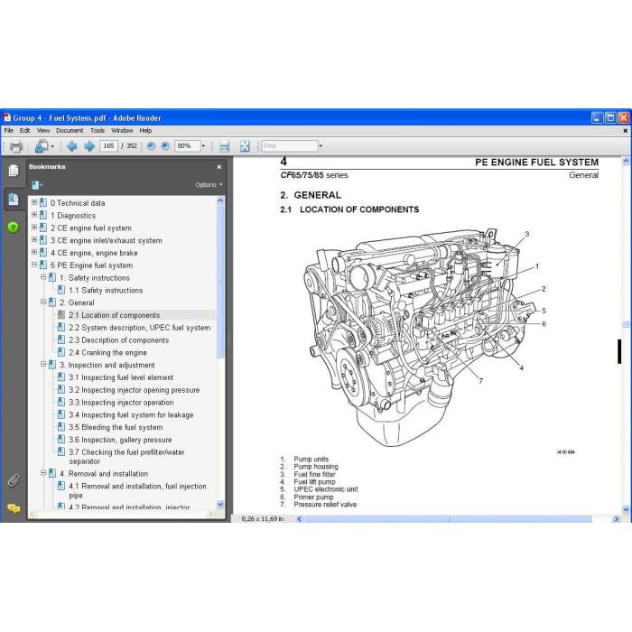 DAF CF65, CF75, CF85 WORKSHOP SERVICE MANUAL