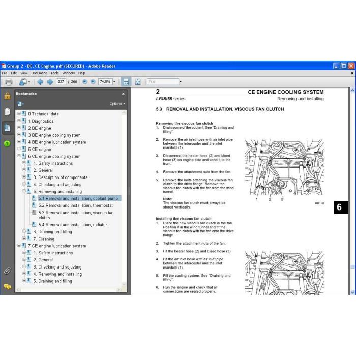 DAF LF45, LF55 WORKSHOP SERVICE & REPAIR MANUAL