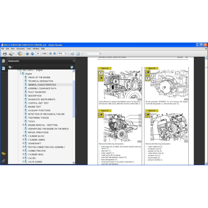 IVECO EUROTECH EUROSTAR CURSOR SERVICE MANUAL