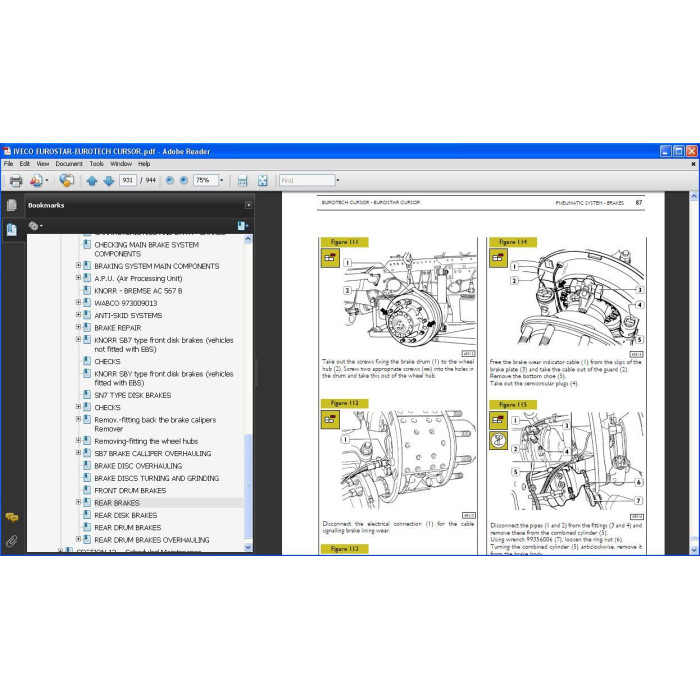 IVECO EUROTECH EUROSTAR CURSOR SERVICE MANUAL