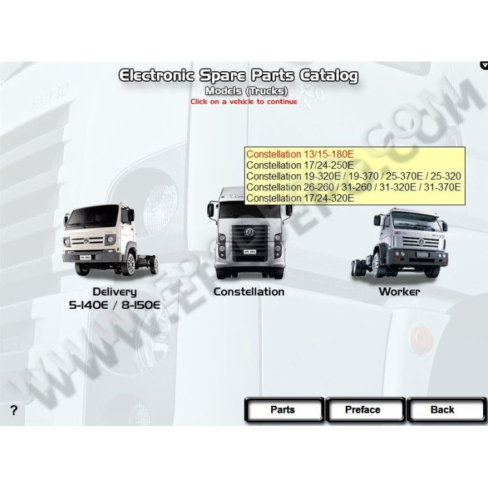 VW TRUCK / BUS PARTS CATALOG