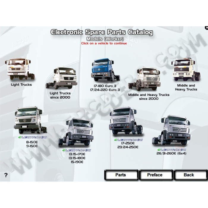 VW TRUCK / BUS PARTS CATALOG