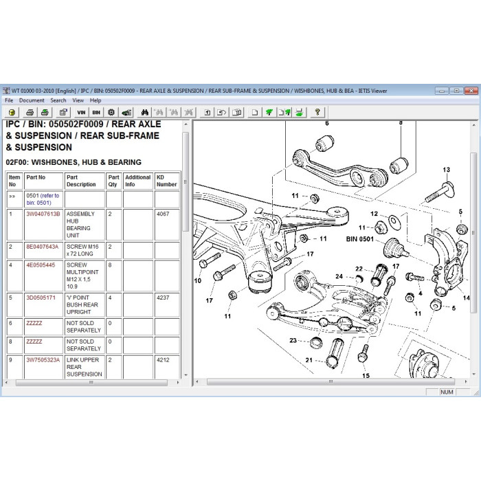 BENTLEY ASSIST EPC PARTS CATALOG & SERVICE 2010