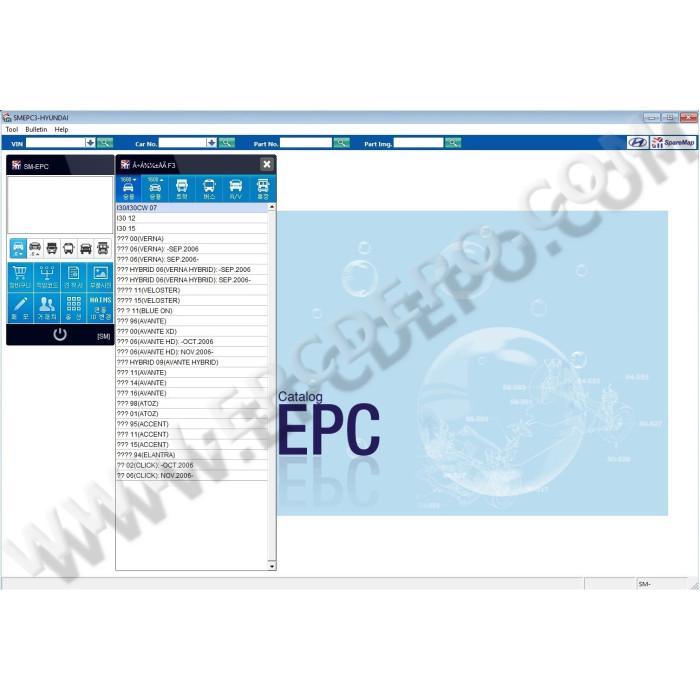 KIA & HYUNDAI KOREA SM EPC 2018 PARTS CATALOG