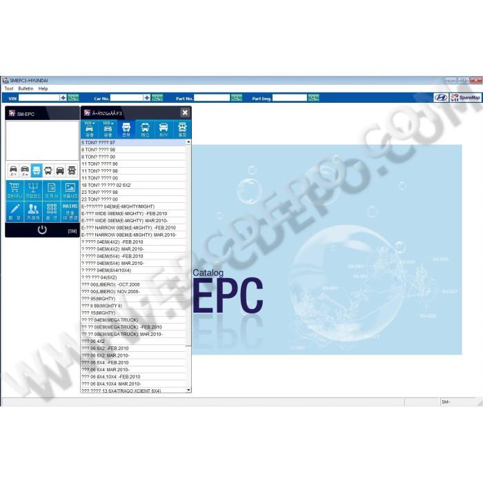 KIA & HYUNDAI KOREA SM EPC 2018 PARTS CATALOG