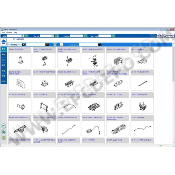 KIA & HYUNDAI KOREA SM EPC 2018 PARTS CATALOG