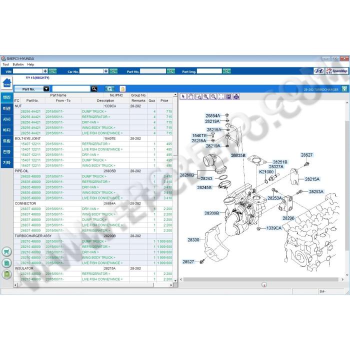 KIA & HYUNDAI KOREA SM EPC 2018 PARTS CATALOG