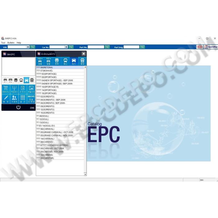 KIA & HYUNDAI KOREA SM EPC 2018 PARTS CATALOG