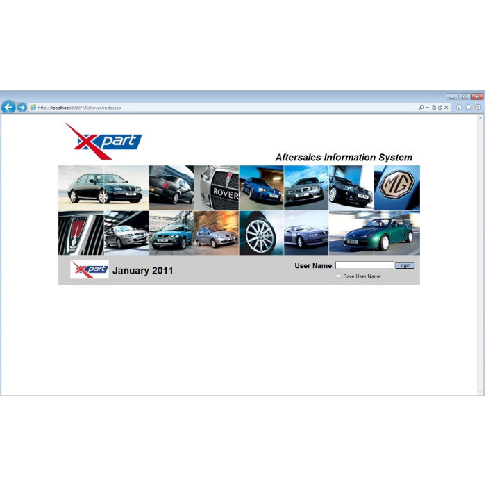 MG ROVER EPC 2011 SPARE PARTS CATALOG
