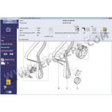 Renault Dialogys 4.90 2019 EPC parts catalog + service