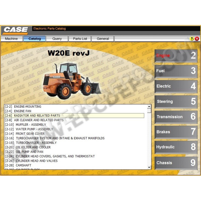 Case Construction CE Brazil EPC spare parts catalog