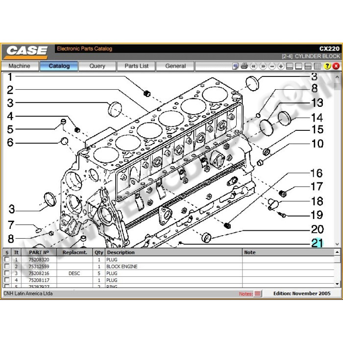 Case Construction CE Brazil EPC spare parts catalog
