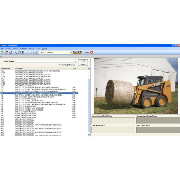 Case Construction CE Europe EPC spare parts catalog 2010