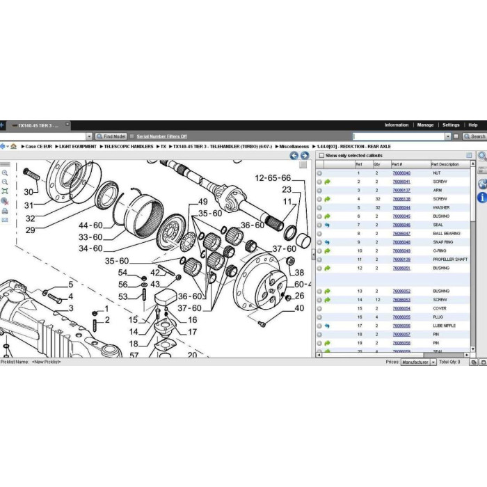 Case Construction CE Europe EPC spare parts catalog 2013