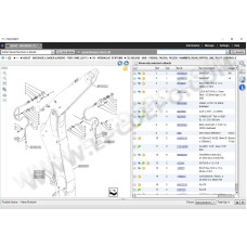 Case Construction CE Middle East / Africa EPC parts catalog 2017