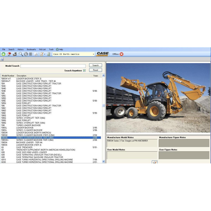 Case Construction CE North America EPC parts catalog 2012
