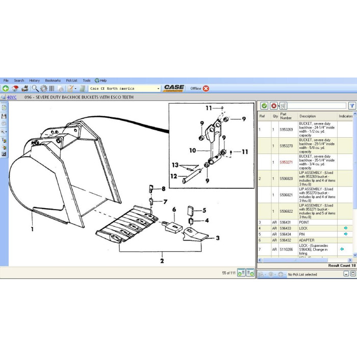 Case Construction CE North America EPC parts catalog 2012