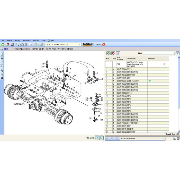 Case Construction CE North America EPC parts catalog 2012