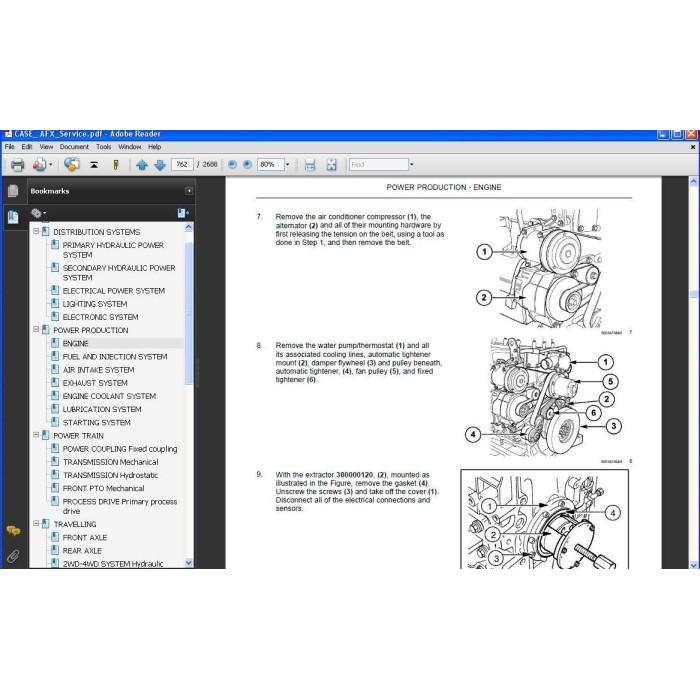 Case Combine AFX8010 service & repair manual