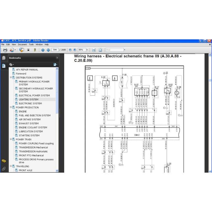 Case Combine AFX8010 service & repair manual