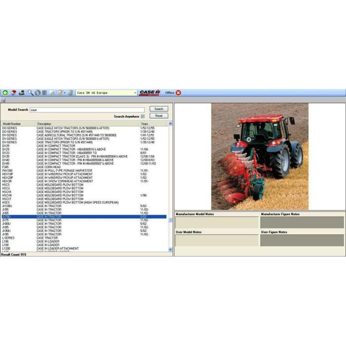 Case IH AG Agriculture Europe EPC parts catalog 2012