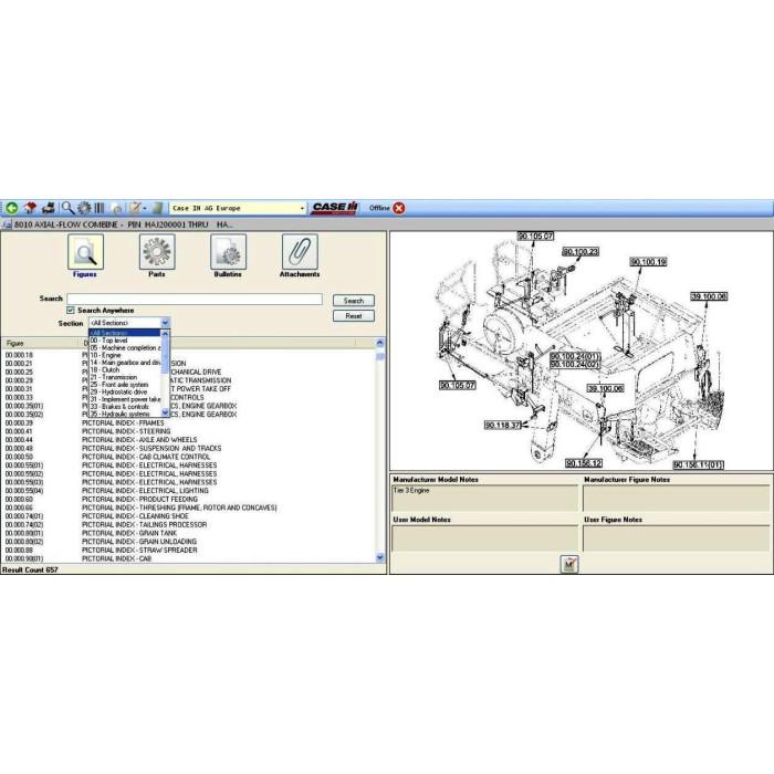 Case IH AG Agriculture Europe EPC parts catalog 2012