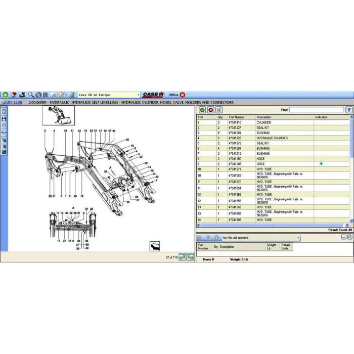 Case IH AG Agriculture Europe EPC parts catalog 2012