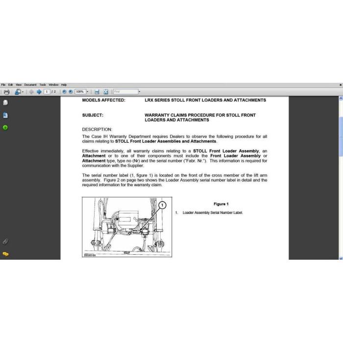 Case IH AG Agriculture Europe EPC parts catalog 2012