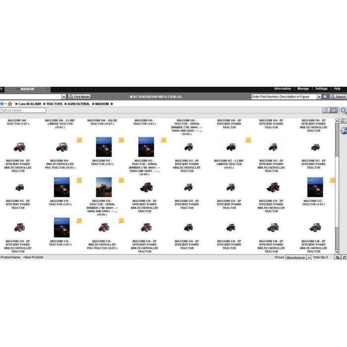 Case IH AG Agriculture North America EPC parts catalog 2013