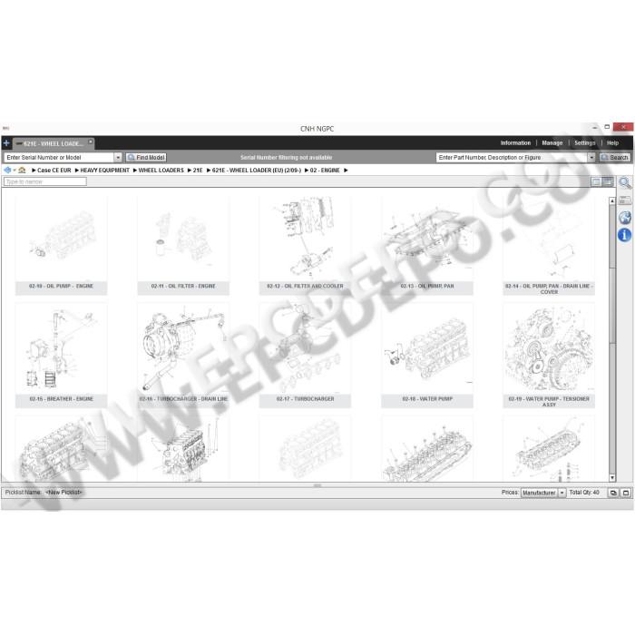 Case Construction CE Europe EPC spare parts catalog 2014