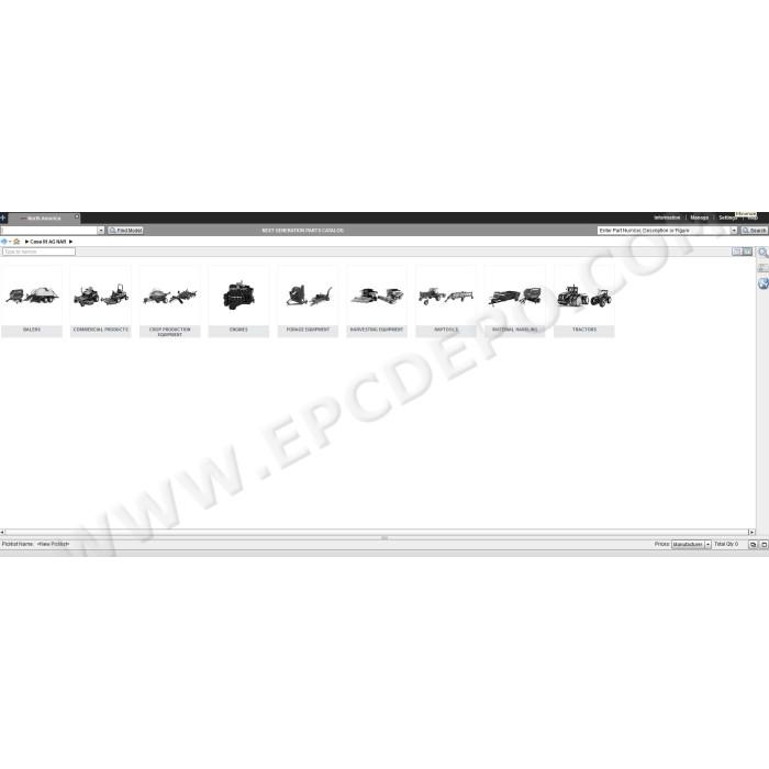 Case IH AG Agriculture North America EPC parts catalog 2019