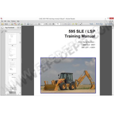 Case Backhoe Loader 580 590 595 695 L / N / T / SN / ST / SR service manual