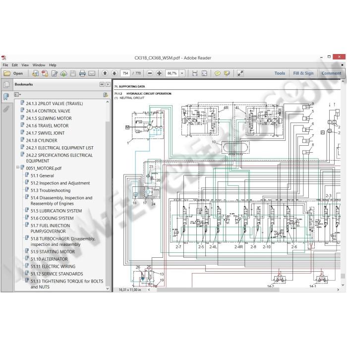 Case CX Mini Excavators service & repair manuals