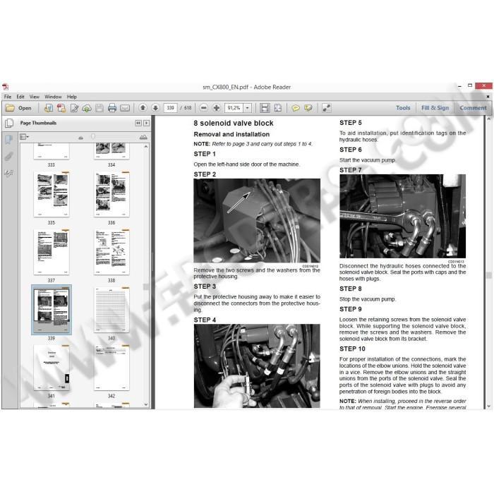 Case CX Crawler Excavators service & repair manuals