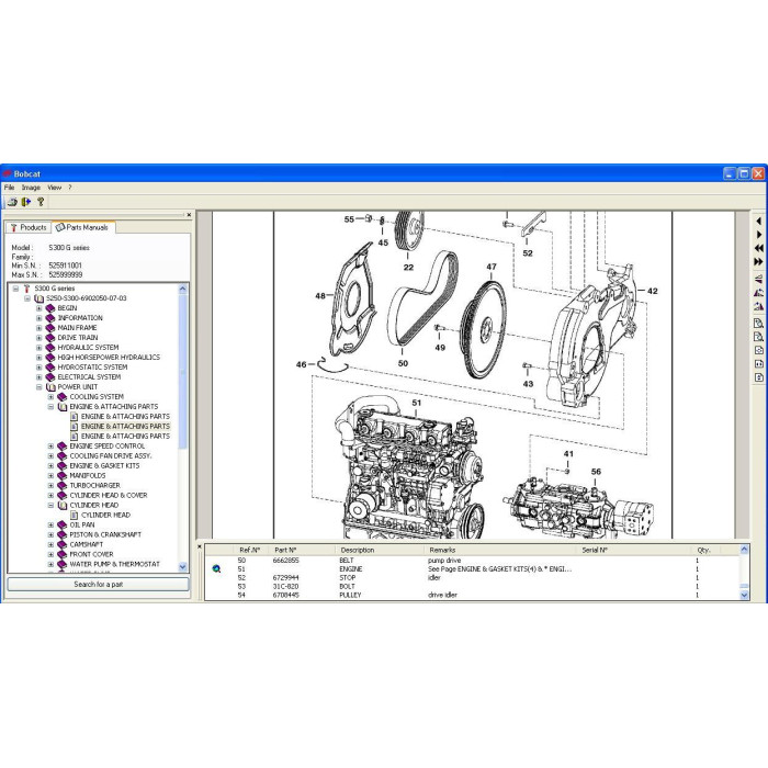 BOBCAT EPC SPARE PARTS CATALOG 2004