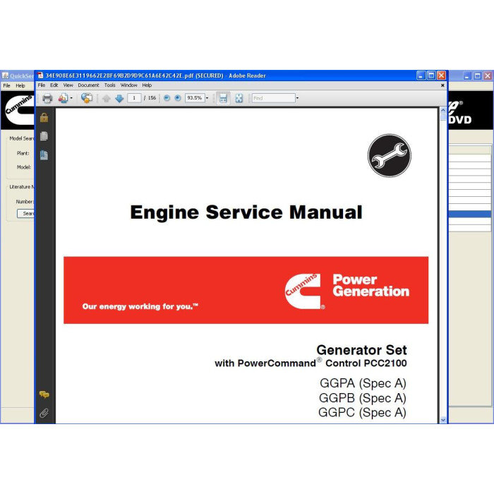 CUMMINS ONAN POWER GENERATION 2014 PARTS & SERVICE