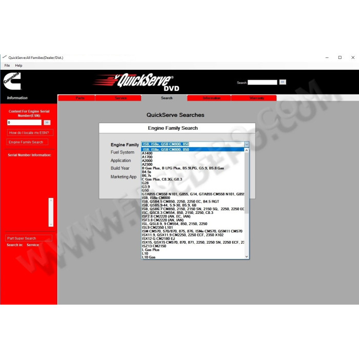 CUMMINS QUICKSERVE 2016 PARTS & SERVICE