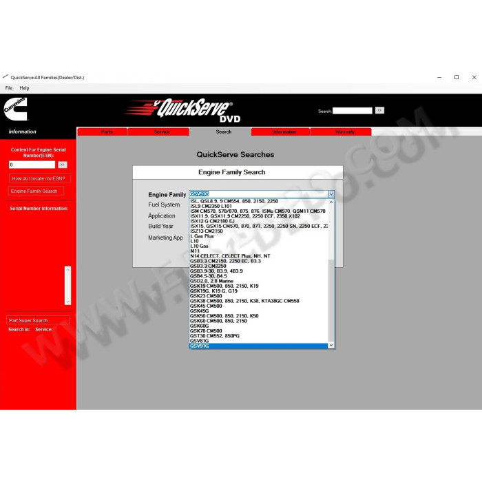 CUMMINS QUICKSERVE 2016 PARTS & SERVICE
