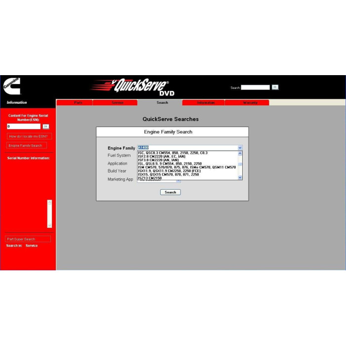 CUMMINS QUICKSERVE 2012 PARTS & SERVICE